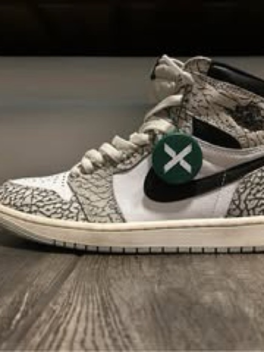 Nike Air Jordan One Cement Pattern~Men’s size 8